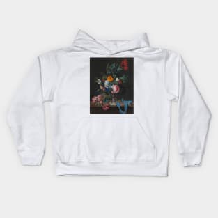 floral artwork Kids Hoodie